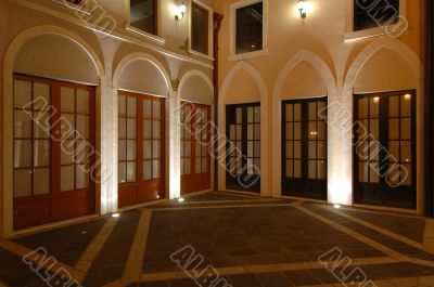 Houses of Italian Riviera style, fisherman wharf