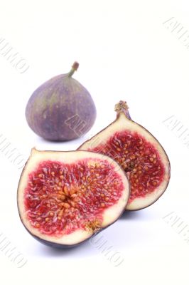 fresh figs isolated