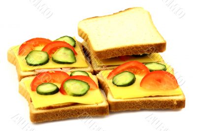 Three to one toasts