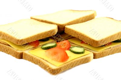 Three plus one toasts