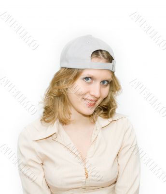 girl in a cap