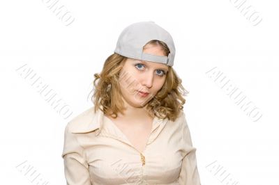 girl in a cap