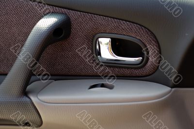 Interior panel of modern car door