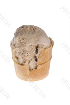 Almost eaten ice-cream