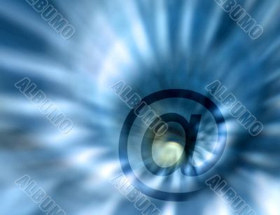 abstract blue internet