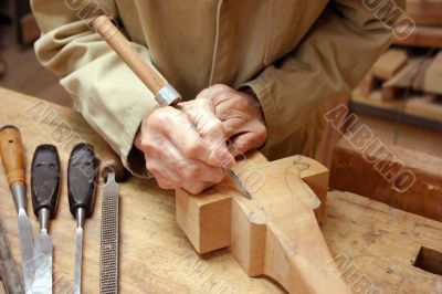 Carpenter at work