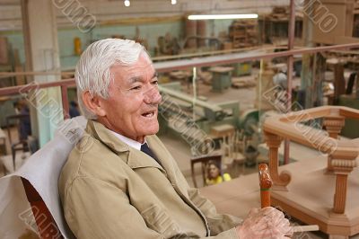 carpenter having a break