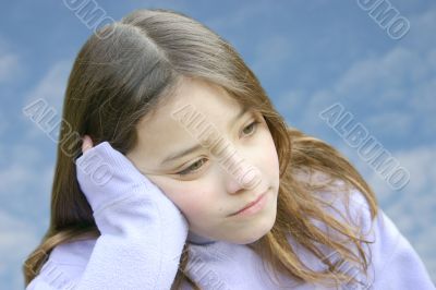 Pensive girl