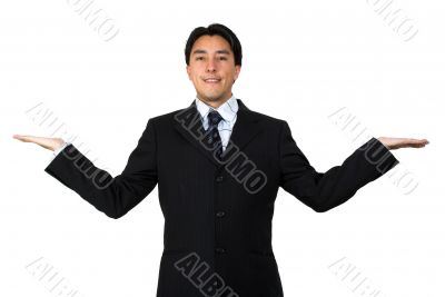 business man balance