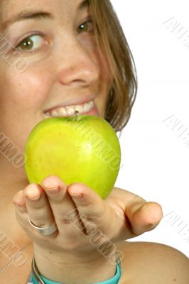 apples are good for you - girl sally