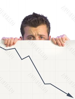 dissapointed business man - graph 1