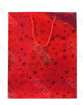 christmas red bag