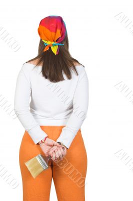 artist from the back