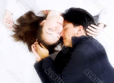 beautiful love - couple in colour