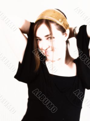 Beautiful posing sally