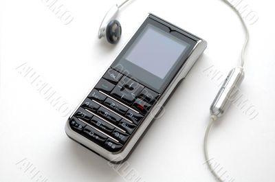 Mobile phone and the headphone