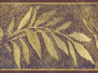 Abstract ornamental floral design