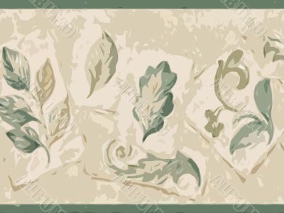 Abstract ornamental floral design