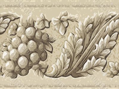 Abstract ornamental floral design