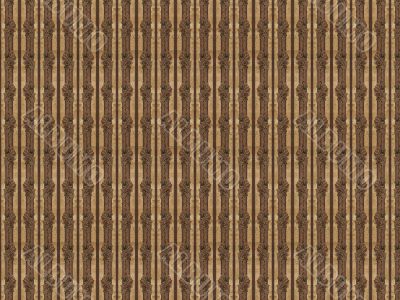 Floral background, recurrent and symmetric