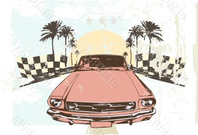 retro car