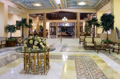 Hall in hotel