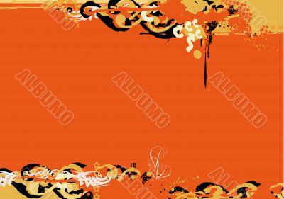 Grunge border.