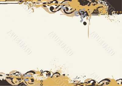 Grunge border.