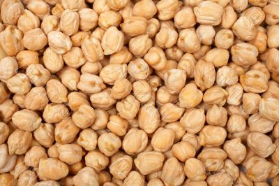 Chickpeas background
