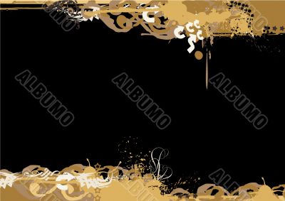 Grunge border.