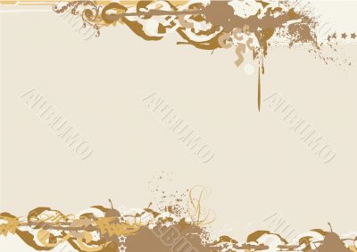 Grunge border.