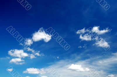 Cloudy sky background