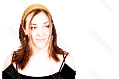 Beautiful woman smiling