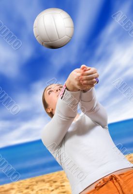 beach volleyball
