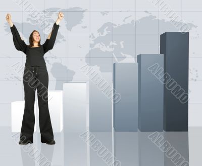 Colum chart - business success