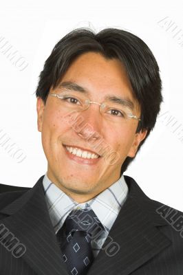 business man with glasses