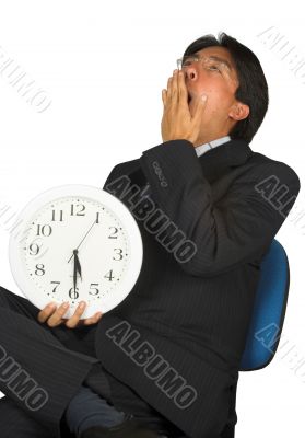 Bored businessman