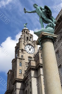 Liver Building and Statue