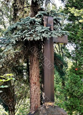 Holy Cross with figure of crucified jesus christ