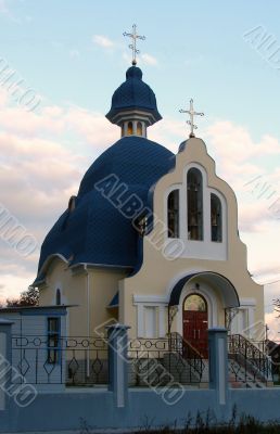 Modern view of Orthodox Church building