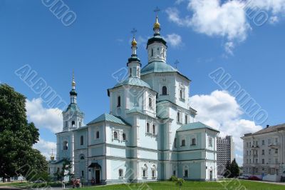 Modern view of Orthodox Church building