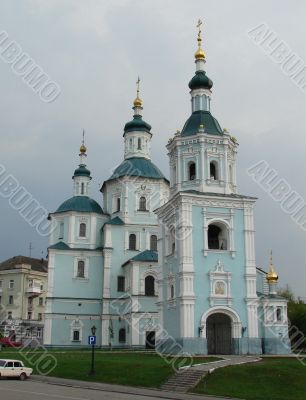 Modern view of Orthodox Church building