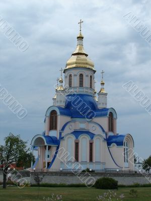 Modern view of Orthodox Church building