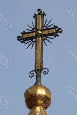 Orthodox Church`s Holy Crosses and cupolas