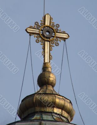 Orthodox Church`s Holy Crosses and cupolas