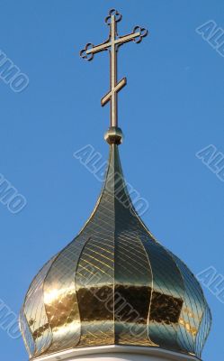 Orthodox Church`s Holy Crosses and cupolas