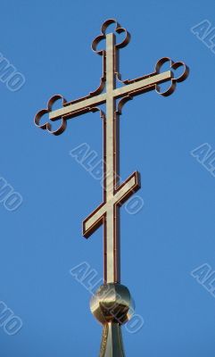 Orthodox Church`s Holy Crosses and cupolas