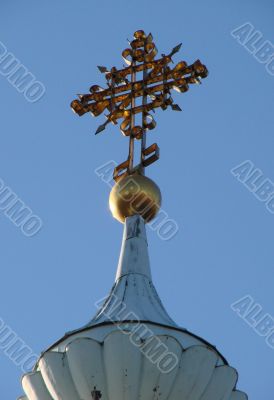Orthodox Church`s Holy Crosses and cupolas