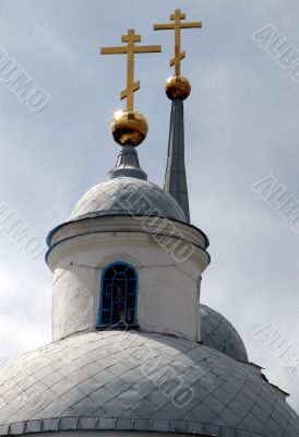 Orthodox Church`s Holy Crosses and cupolas