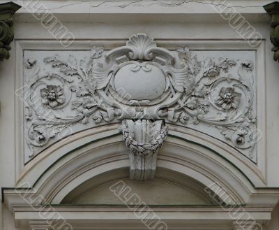 Fragment of Troitsky cathedral in Sumy, Ukraine